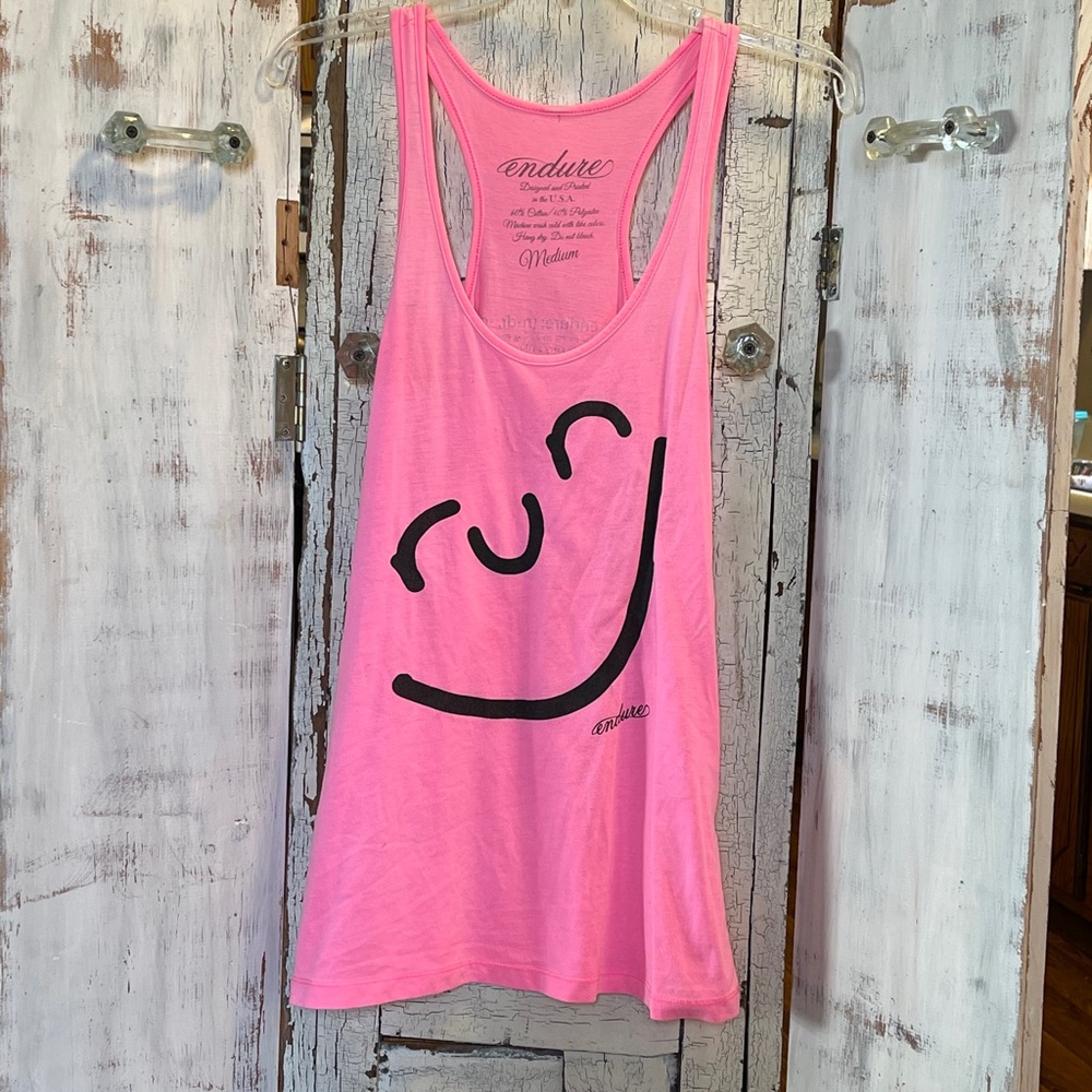 Endure run happy Workout tank